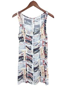 REFORMATION Mini Dress “Space Alien” Front Slit Zipper